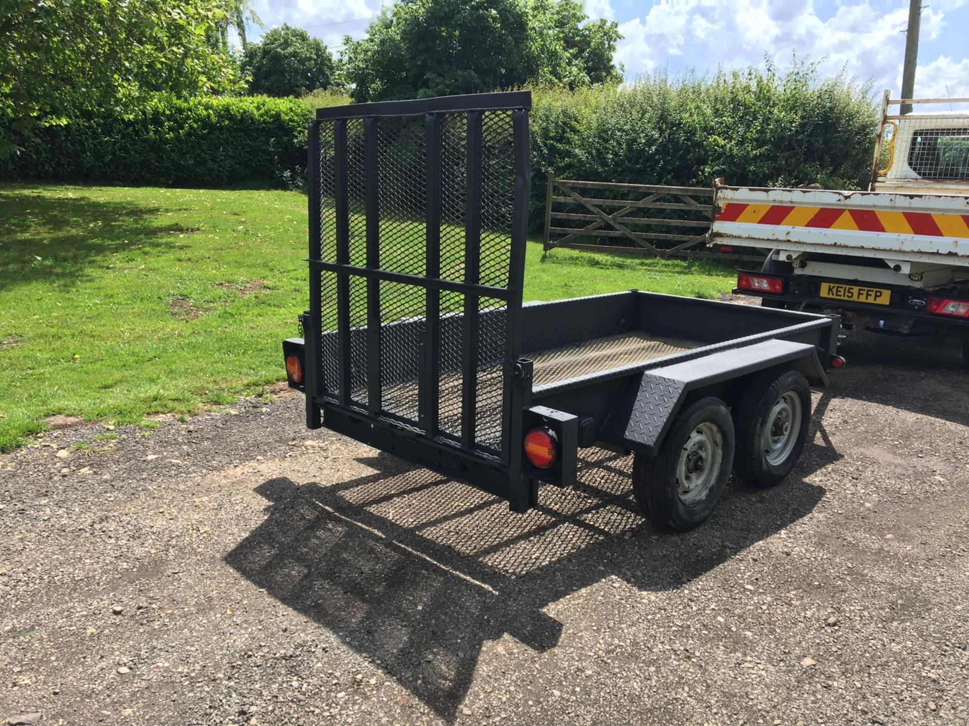 INDESPENSION TWIN AXLE TOW-ABLE PLANT TRAILER BLACK *PLUS VAT* - Image 6 of 8