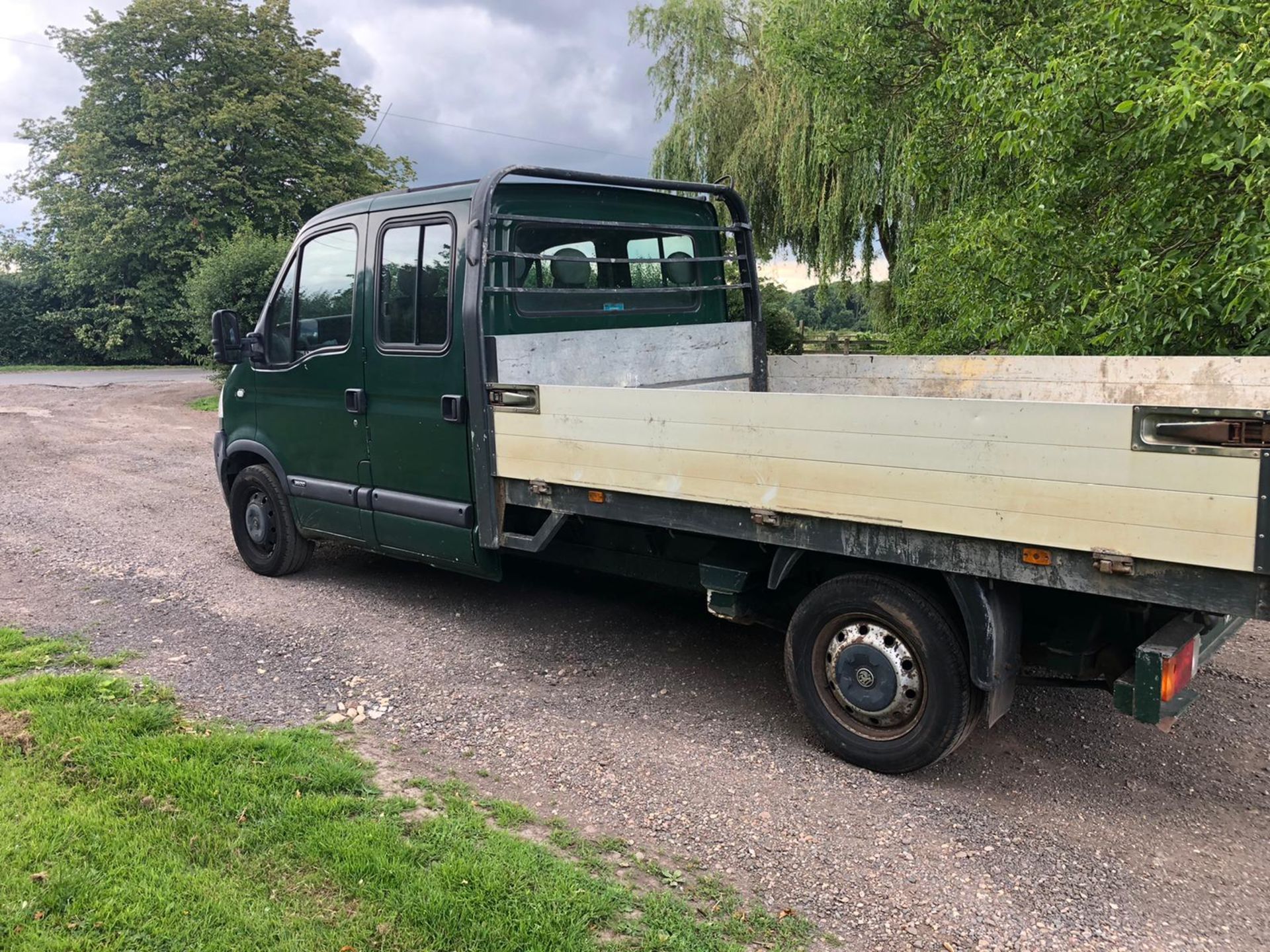 2005/55 REG VAUXHALL MOVANO 3.5 TON LWB 2.5DTI CREW CAB DROPSIDE 7 SEATER, SHOWING 3 FORMER KEEPERS - Image 3 of 10