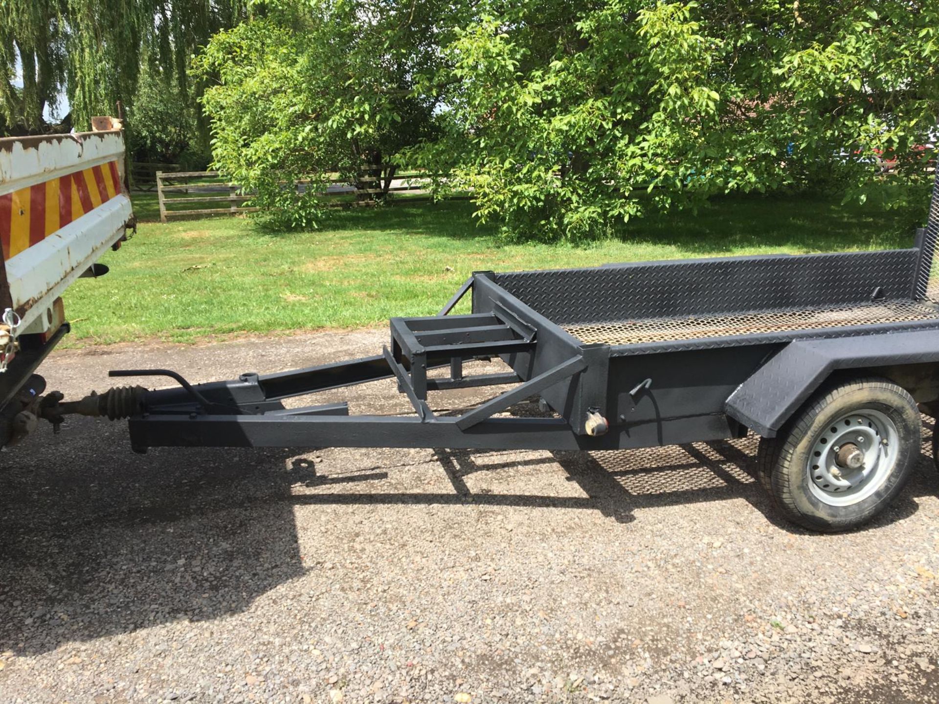 INDESPENSION TWIN AXLE TOW-ABLE PLANT TRAILER BLACK *PLUS VAT* - Image 5 of 8