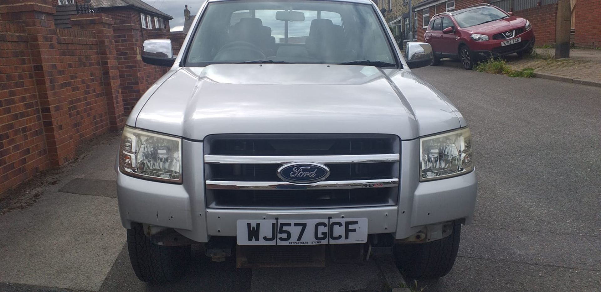 2007/57 REG FORD RANGER THUNDER DCB 4X4 3.0 AUTOMATIC SILVER PICK-UP 155 BHP *NO VAT* - Image 2 of 3