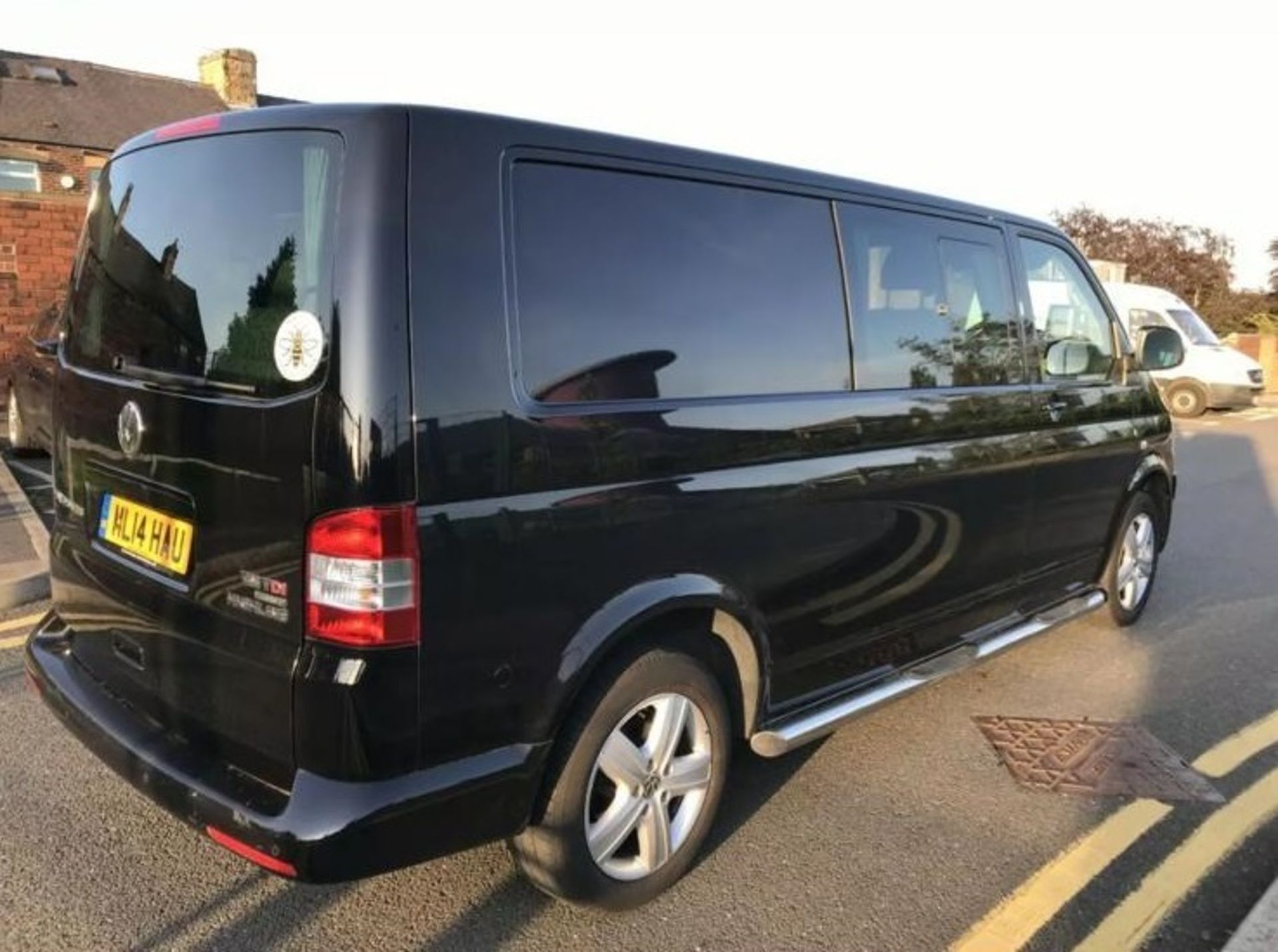 2014/14 REG VOLKSWAGEN TRANSPORTER T32 TDI KOMBI HIGHLINE 4MOTION CAMPERVAN 2.0 DIESEL AUTO 180HP - Image 4 of 12