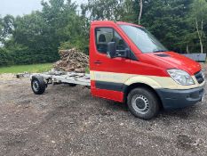 2009/09 REG MERCEDES BENZ SPRINTER 311 CDI LWB CHASSIS 2.2 DIESEL, SHOWING 1 FORMER KEEPER *PLUS VAT