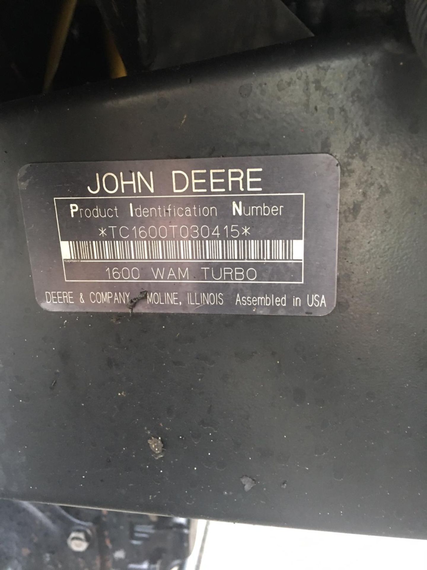 JOHN DEERE 1600 WIDE AREA TURBO BATWING RIDE ON LAWN MOWER, CRUISE CONTROL, RUNS & WORKS *NO VAT* - Image 24 of 24