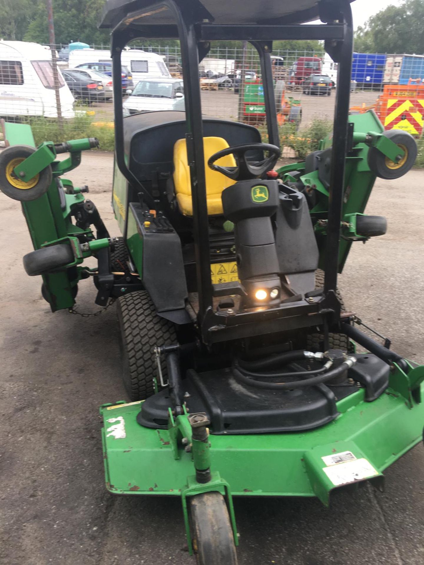 JOHN DEERE 1600 WIDE AREA TURBO BATWING RIDE ON LAWN MOWER, CRUISE CONTROL, RUNS & WORKS *NO VAT* - Image 2 of 24