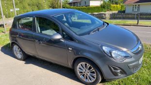 2014/64 REG VAUXHALL CORSA SE 1.4 PETROL GREY 5DR HATCHBACK, SHOWING 1 FORMER KEEPER *NO VAT*