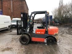 NEXEN FD30 TWIN WHEEL FORKLIFT, CONTAINER SPEC, 3 STAGE MAST, SIDE SHIT *PLUS VAT*