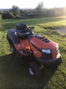 2019 HUSQVARNA TC138 RIDE ON LAWN MOWER, EX DEMO CONDITION, ONLY 34 HOURS, RUNS, DRIVES, CUTS
