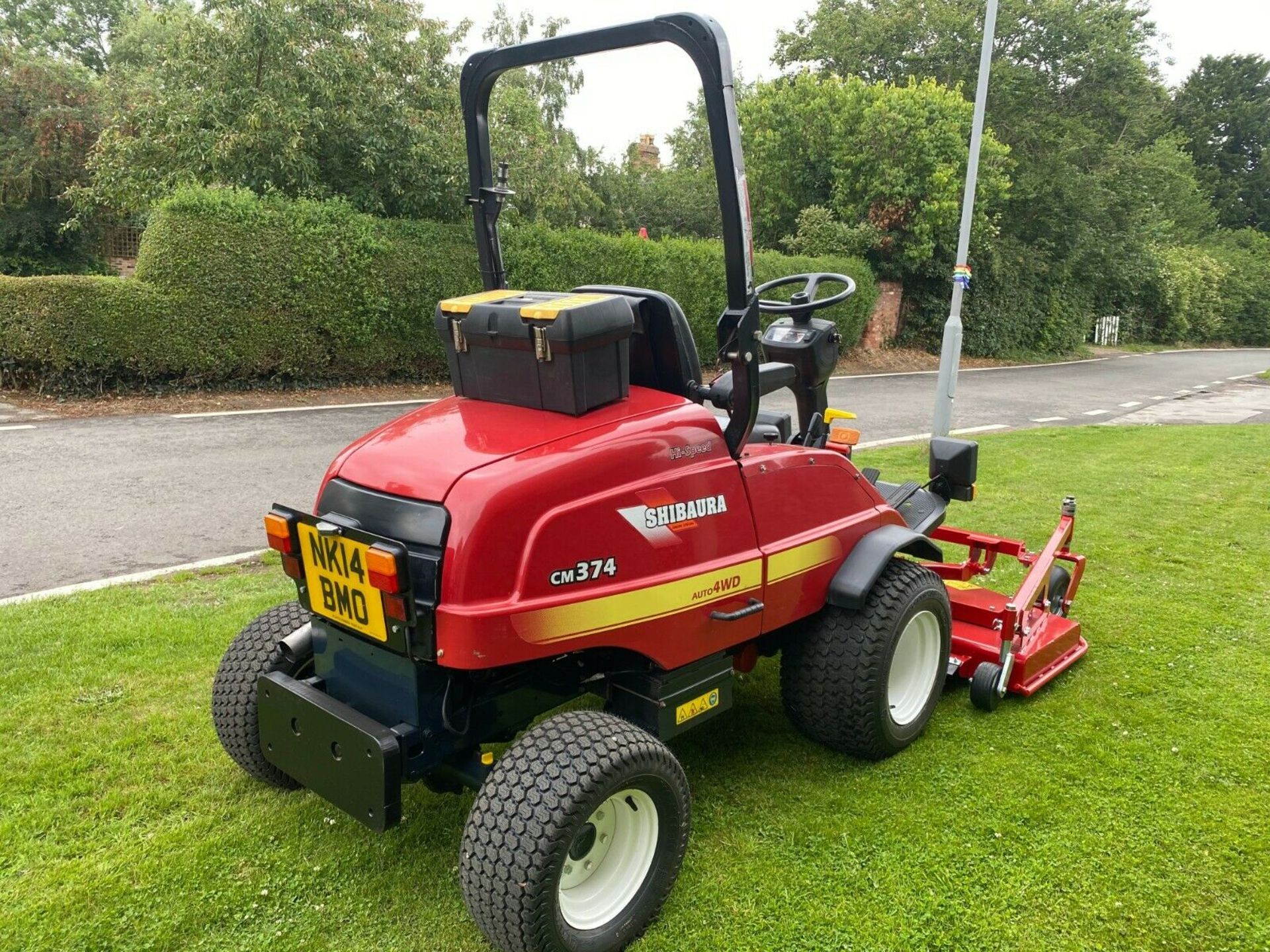 SHIBAURA CM374 UPFRONT ROTARY MOWER, 37HP, BRAND NEW 60" CUT DECK NEVER USED, DIESEL, YEAR 2014 - Image 4 of 7