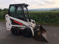 2015 BOBCAT S70 SKID STEER LOADER, 1960 HOURS, 4 IN 1 BUCKET, RUNS, DRIVES AND LIFTS *PLUS VAT*