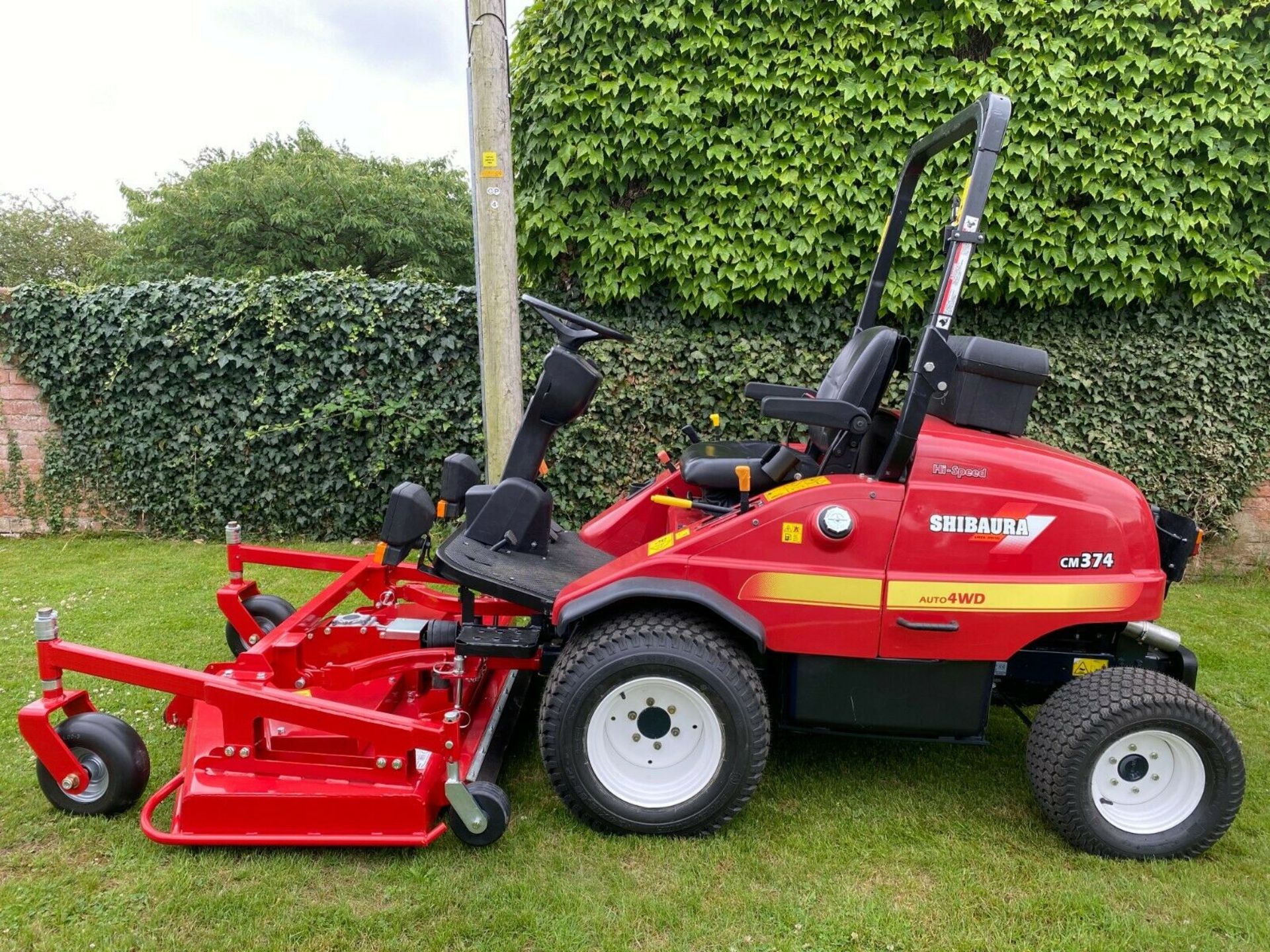 SHIBAURA CM374 UPFRONT ROTARY MOWER, 37HP, BRAND NEW 60" CUT DECK NEVER USED, DIESEL, YEAR 2014 - Image 2 of 7