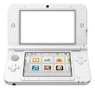 NINTENDO 3DS XL WHITE HANDHELD CONSOLE, C/W MARIO KART 7, IN WORKING ORDER WITH CHARGER *NO VAT*