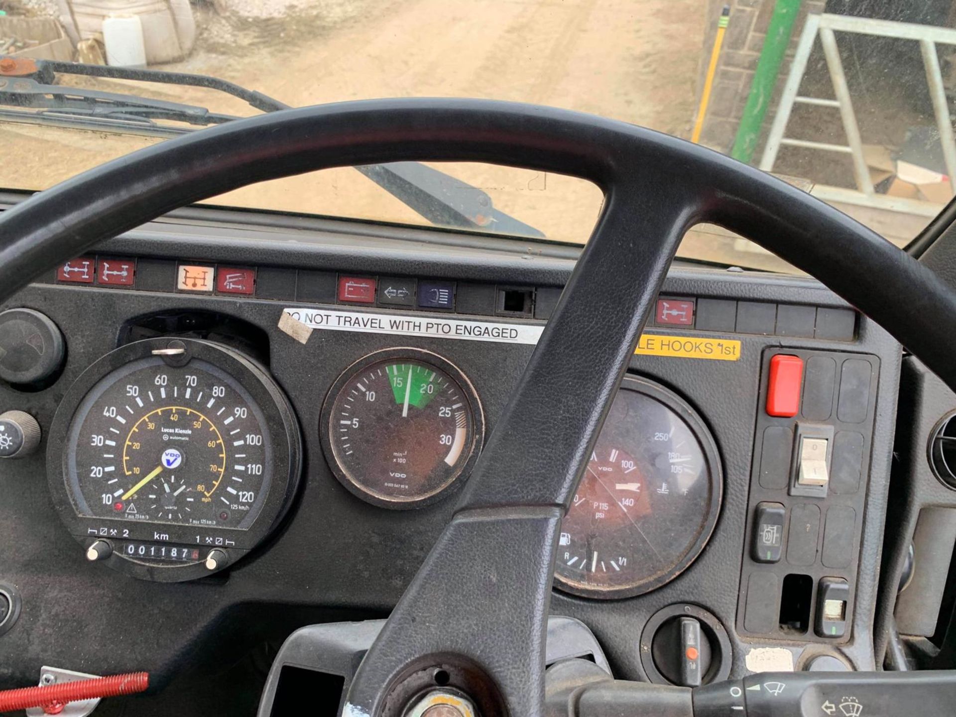 1991/H REG MERCEDES-BENZ CVS 1617AK CREW CAB YELLOW/BLACK 6.0L DIESEL CRANE / FLATBED LORRY - Image 10 of 11