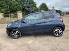 2015/65 REG PEUGEOT 108 ALLURE 1.2 PETROL 3 DOOR HATCHBACK BLUE, SHOWING 1 FORMER KEEPER *NO VAT*