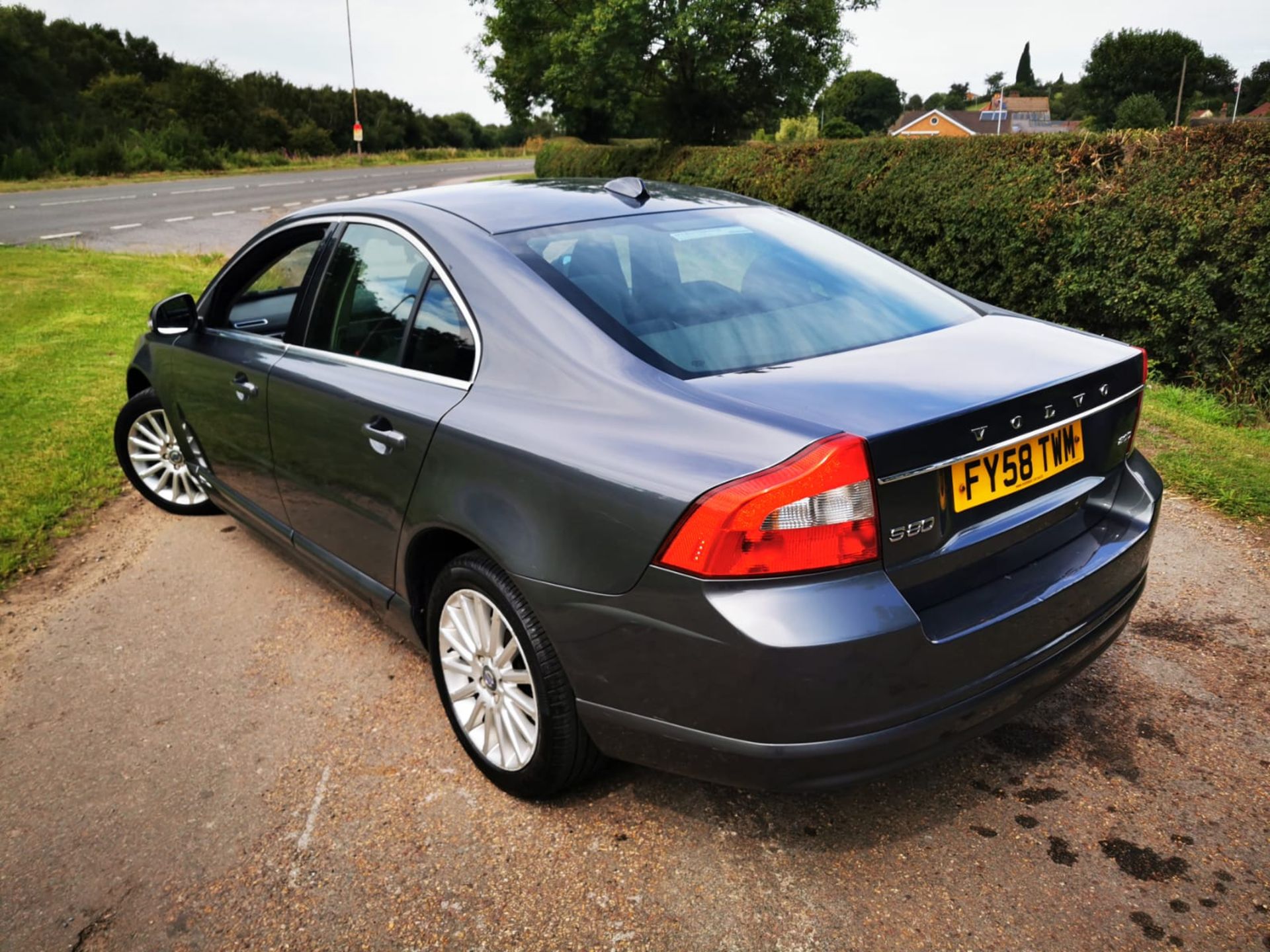 2008/58 REG VOLVO S80 SE TURBO DIESEL 2.0 GREY 4 DOOR SALOON, SHOWING 4 FORMER KEEPERS *NO VAT* - Image 3 of 21