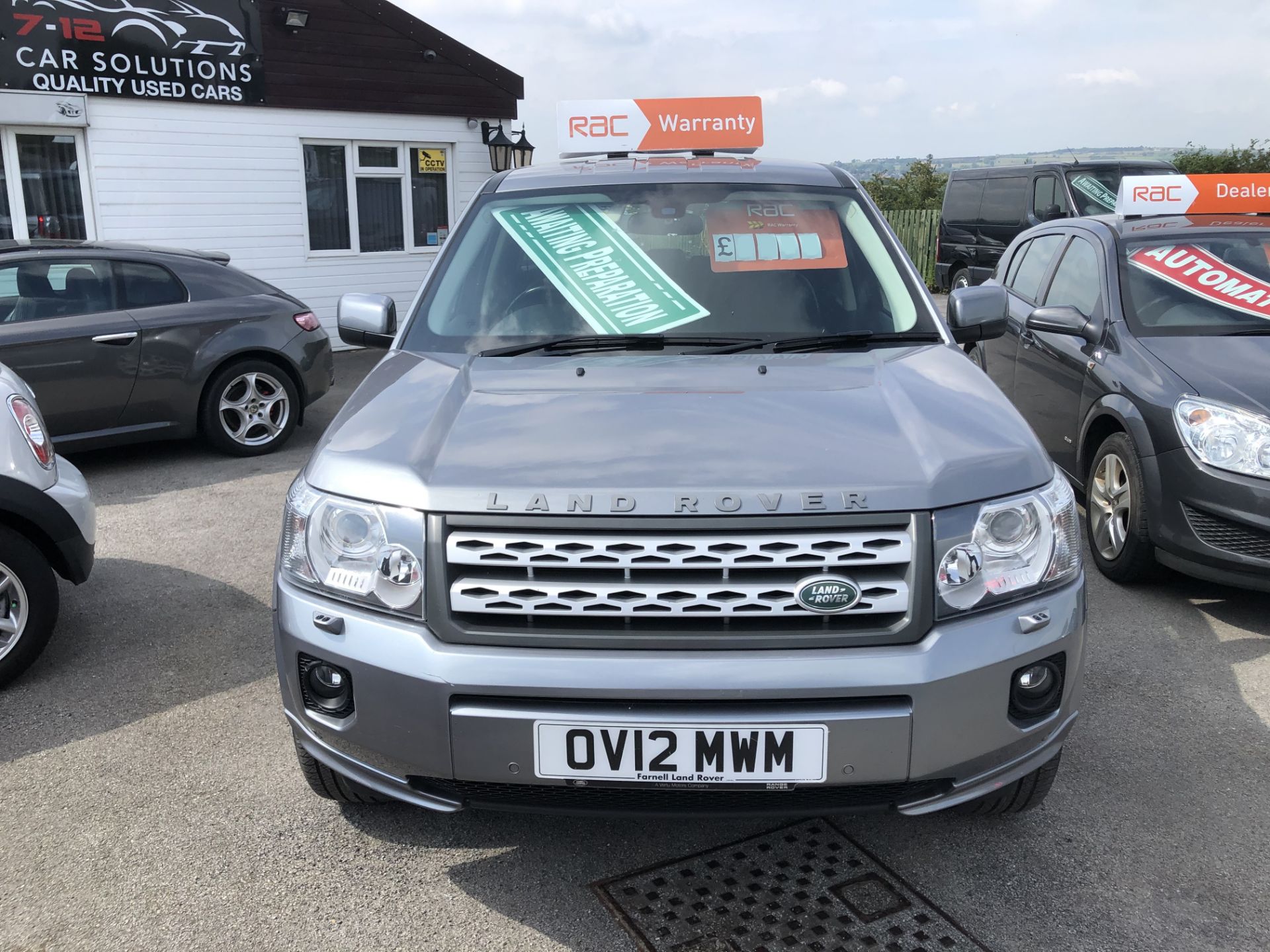 2012/12 REG LAND ROVER FREELANDER XS SD4 AUTO 2.2 DIESEL GREY, SHOWING 2 FORMER KEEPERS *NO VAT* - Image 2 of 21