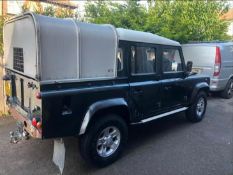 2009/09 REG LAND ROVER DEFENDER 110 TD COUNTY DCB 2.4 DIESEL PICK-UP 120HP, SHOWING 1 FORMER KEEPER