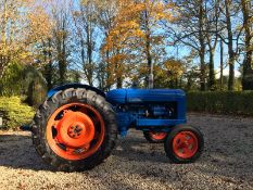 FORDSON MAJOR BLUE DIESEL TRACTOR, RUNS AND WORKS *NO VAT*