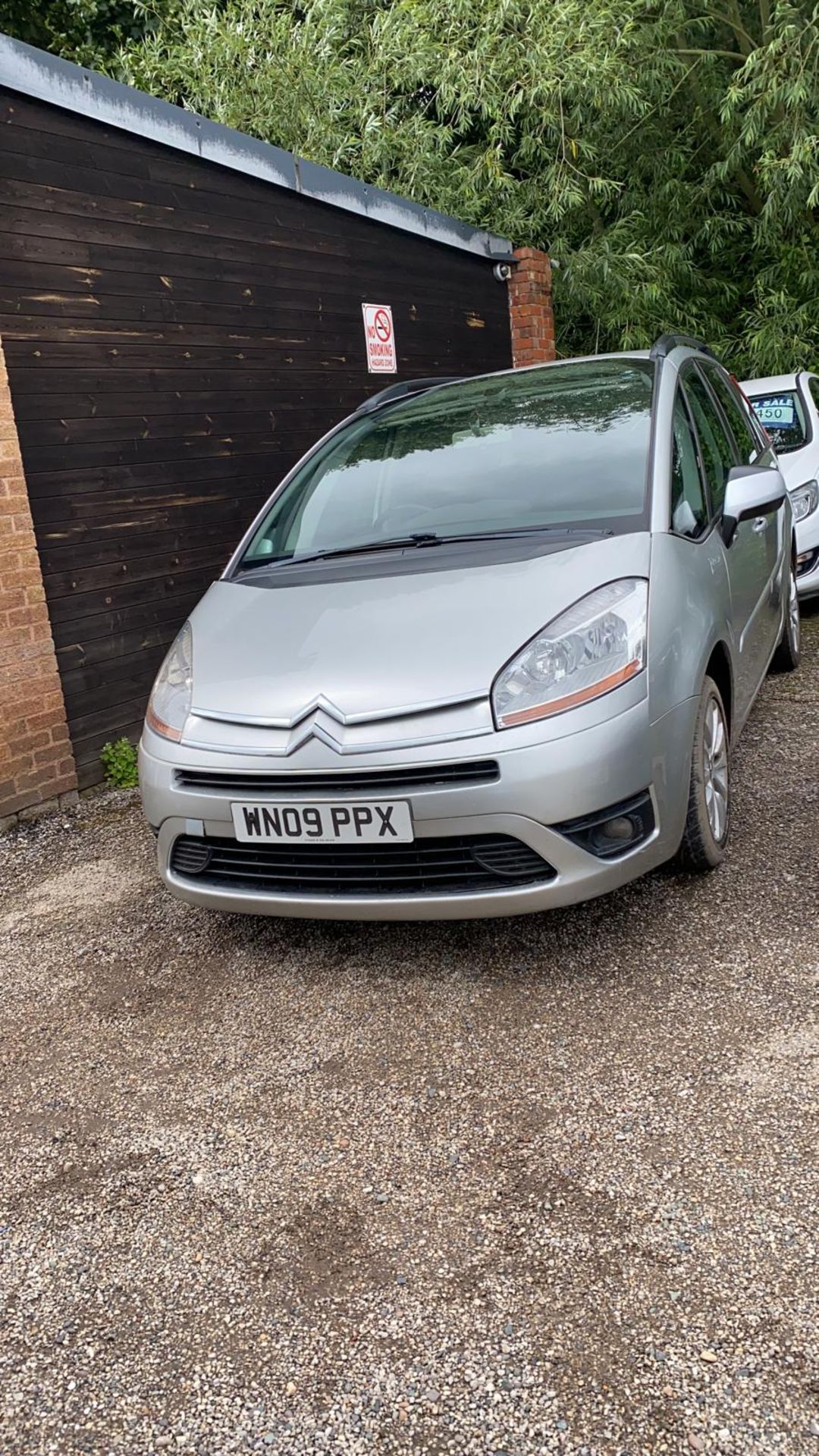 2009/09 REG CITROEN C4 HDI VTR PLUS GRAND PICASSO 7 SEATER 1.6 SILVER MANUAL MPV 110HP *NO VAT* - Image 2 of 7