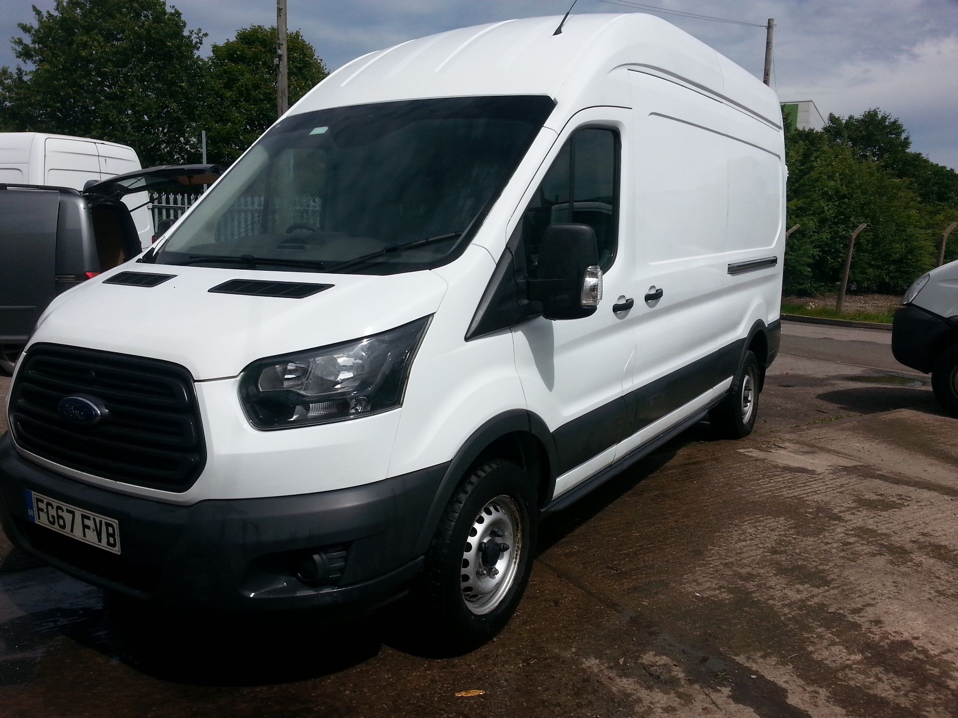 2017/67 REG FORD TRANSIT 350 L3H3 LWB 2.0 DIESEL WHITE PANEL VAN, SHOWING 1 FORMER KEEPER *PLUS VAT* - Image 3 of 11