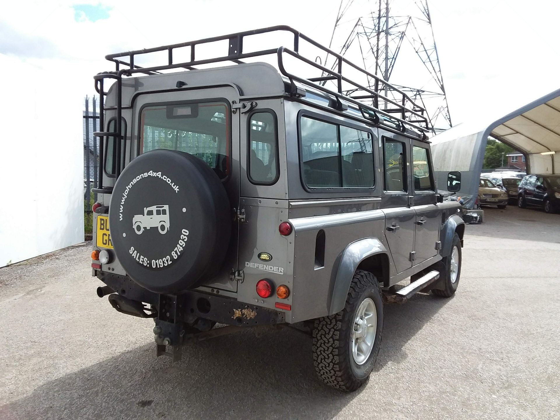 2008/08 REG LAND ROVER DEFENDER 110 XS LWB STATION WAGON 2.4 DIESEL, 7 SEATER, AIR CON *NO VAT* - Image 6 of 10