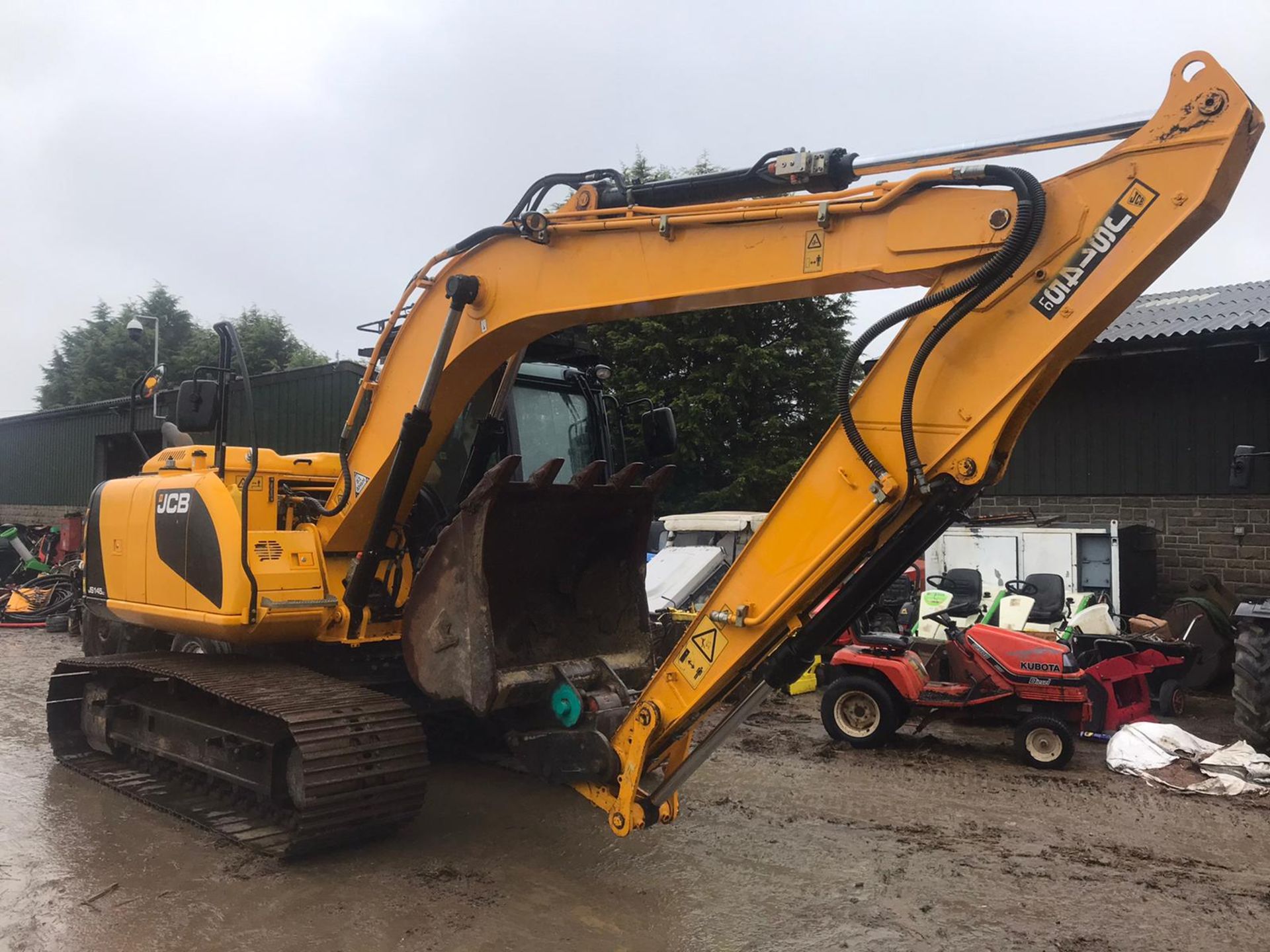 JCB JS145LC STEEL TRACKED CRAWLER EXCAVATOR / DIGGER, YEAR 2013, RUNS, DRIVES AND DIGS *PLUS VAT* - Image 4 of 7