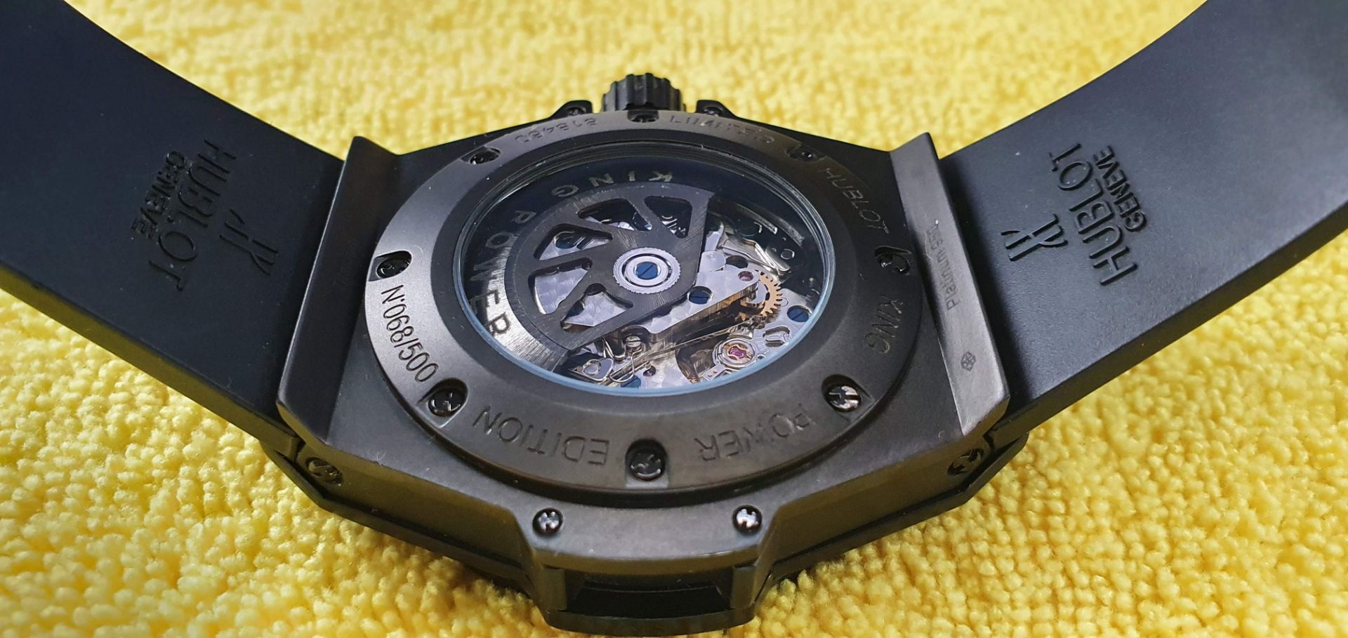 Hublot King Power Limited Edition Foudroyante Black - Assume not Genuine - Box & Booklets included - Image 7 of 12