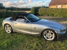 2006/56 REG BMW Z4 SPORT 2.0 PETROL GREY CONVERTIBLE, SHOWING 4 FORMER KEEPERS *NO VAT*