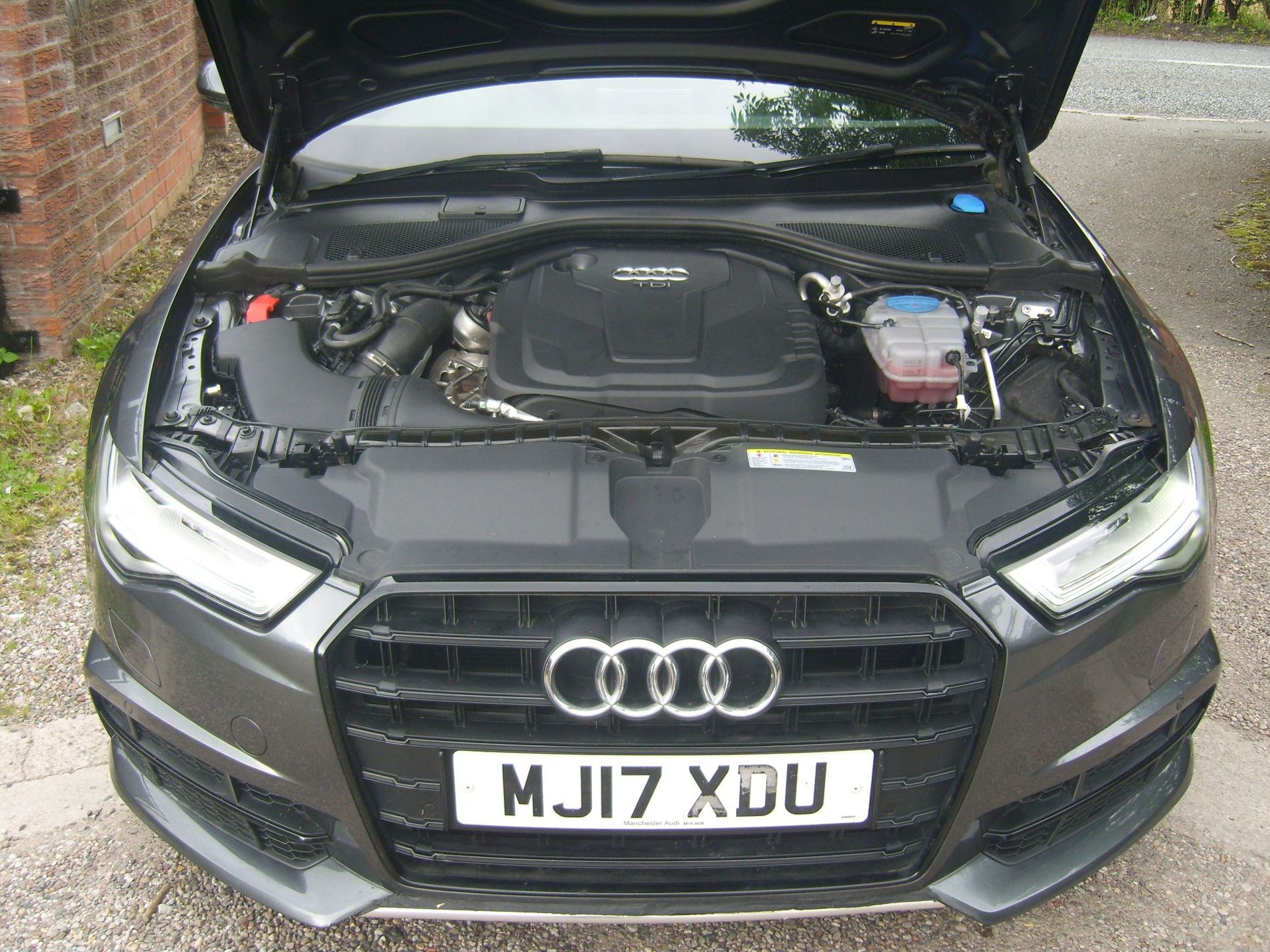 2017/17 REG AUDI A6 S LINE BLACK EDITION TDI ULTRA 2.0 DIESEL GREY ESTATE, SHOWING 1 FORMER KEEPER - Image 4 of 14