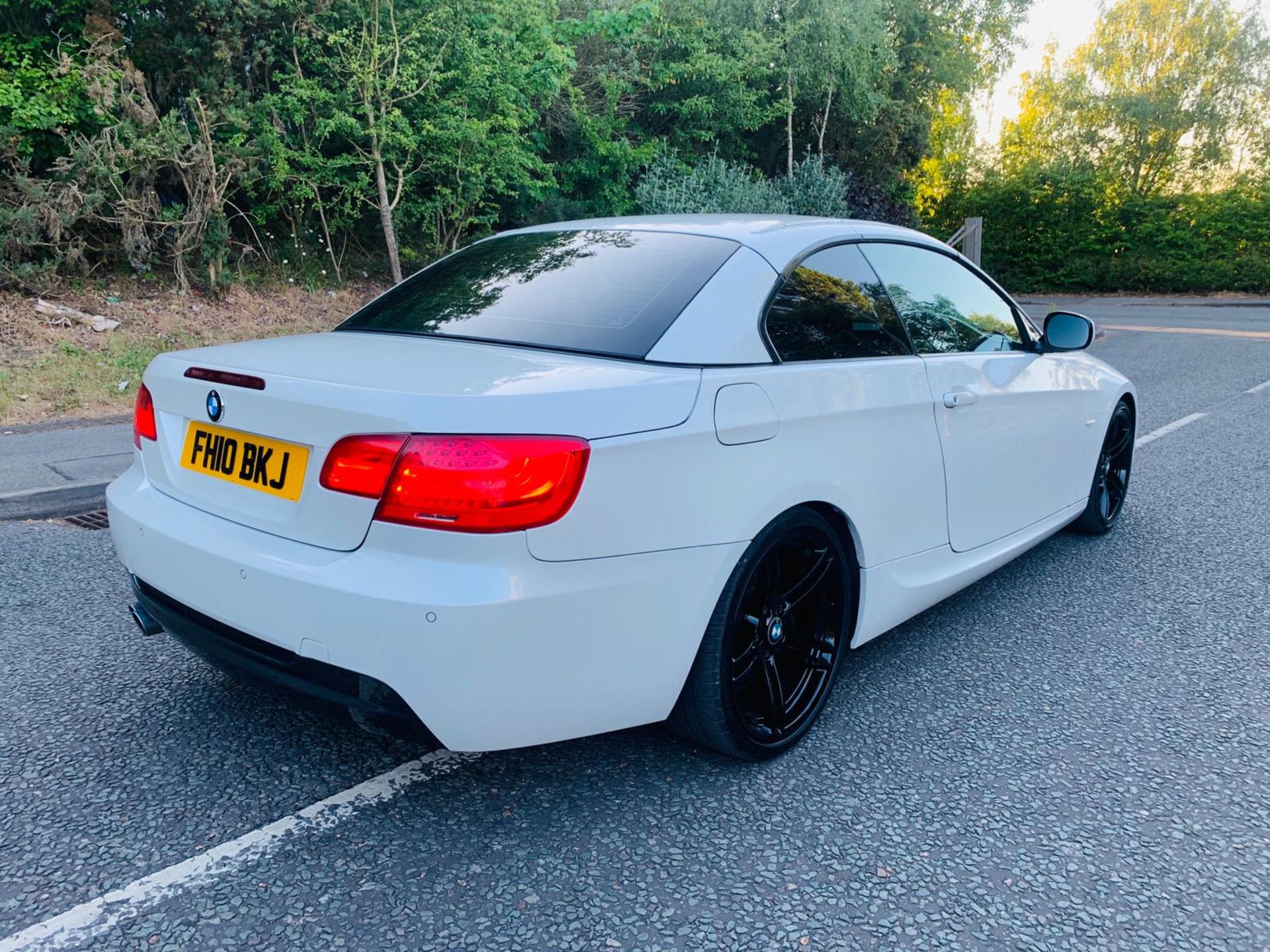 2010/10 REG BMW 330D M SPORT 3.0 DIESEL AUTOMATIC WHITE CONVERTIBLE *NO VAT* - Image 7 of 21