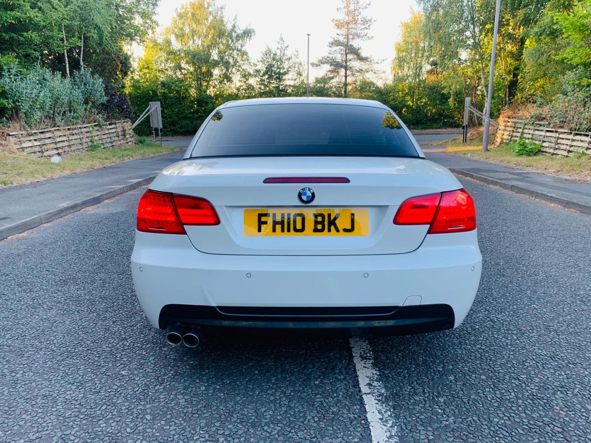 2010/10 REG BMW 330D M SPORT 3.0 DIESEL AUTOMATIC WHITE CONVERTIBLE *NO VAT* - Image 6 of 21