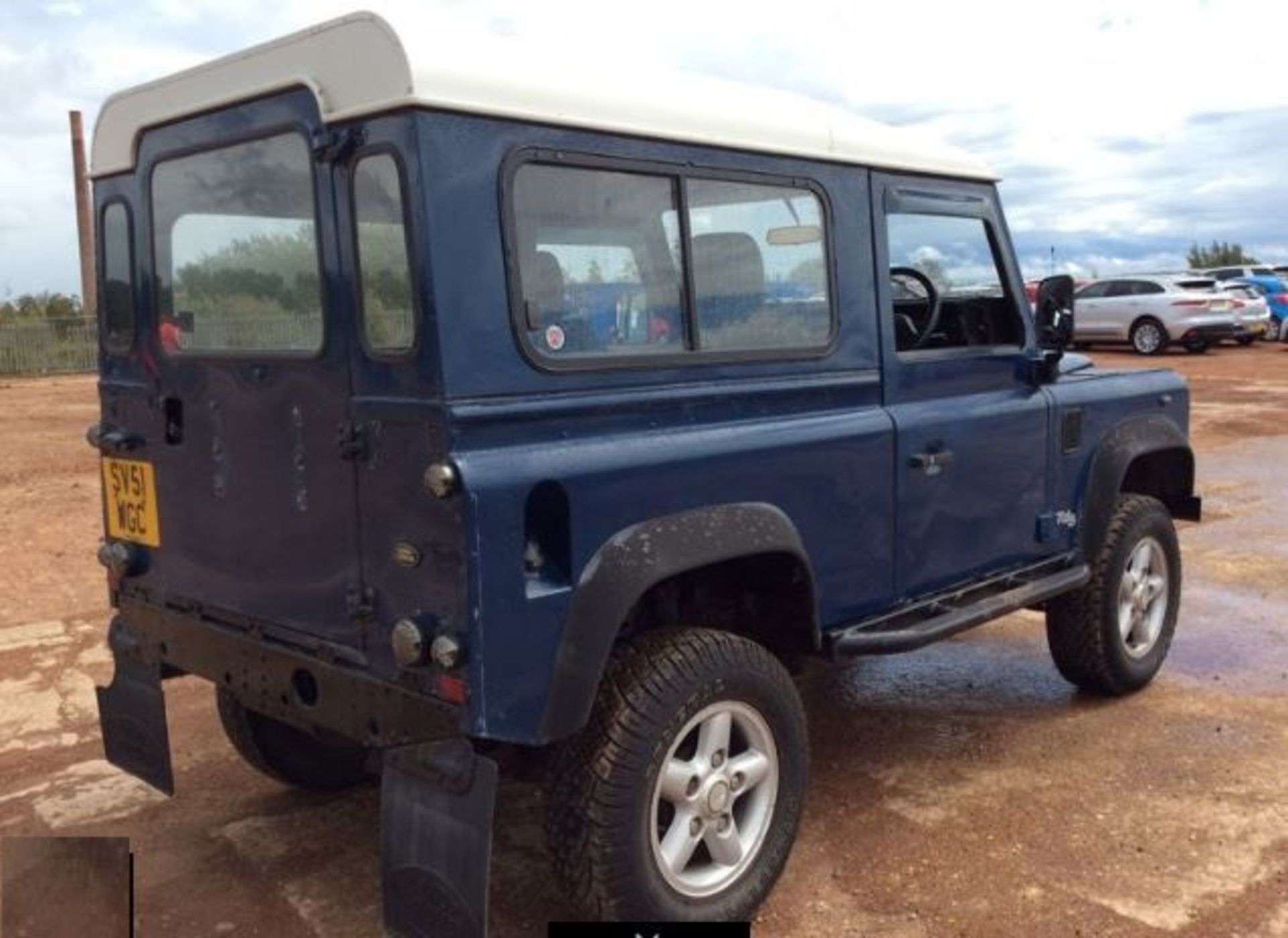 2001/51 REG LAND ROVER DEFENDER 90 HARD-TOP TD5 2.5 DIESEL BLUE LIGHT 4X4 UTILITY 120 BHP *NO VAT* - Image 4 of 10