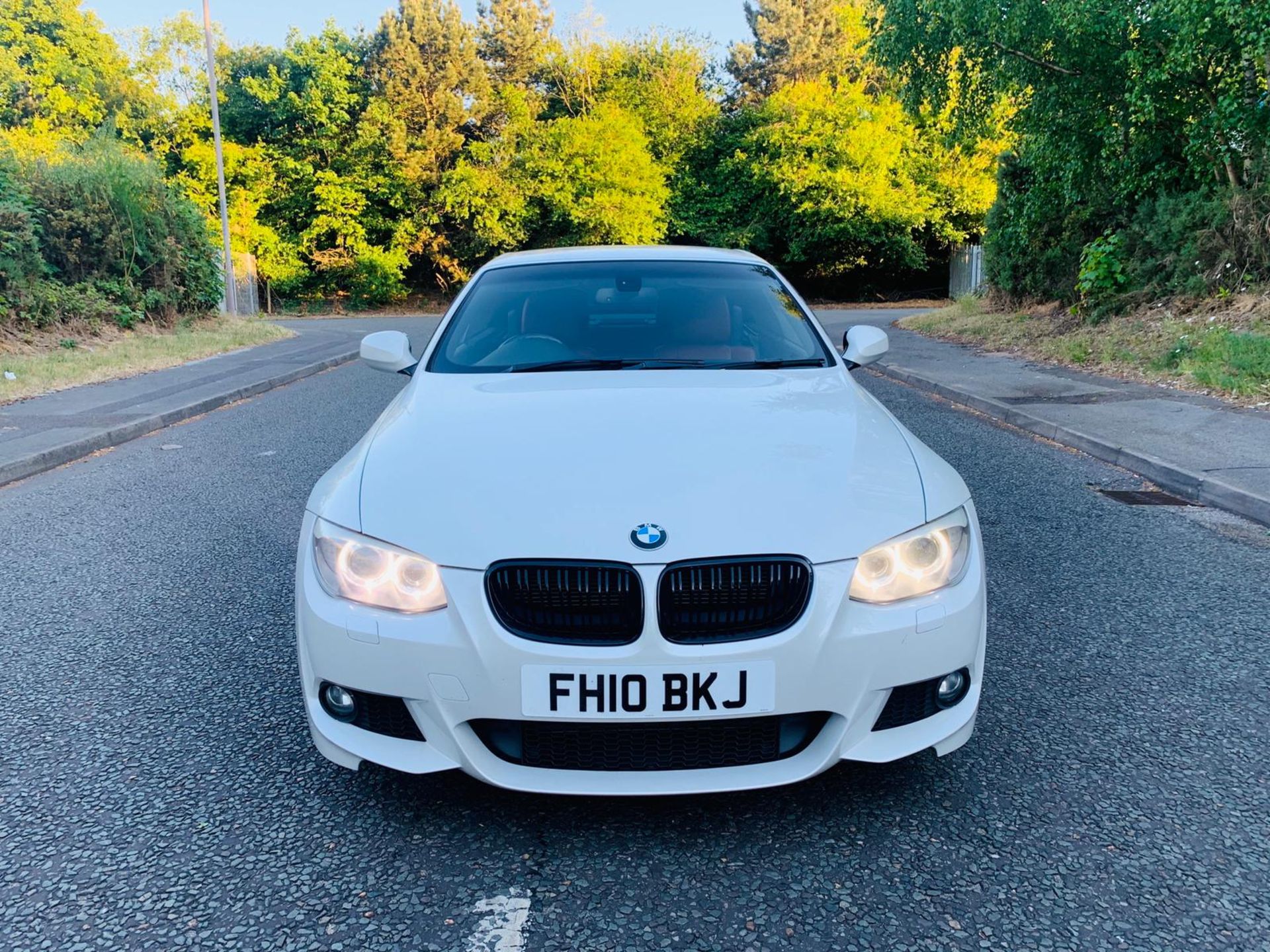 2010/10 REG BMW 330D M SPORT 3.0 DIESEL AUTOMATIC WHITE CONVERTIBLE *NO VAT* - Image 2 of 21