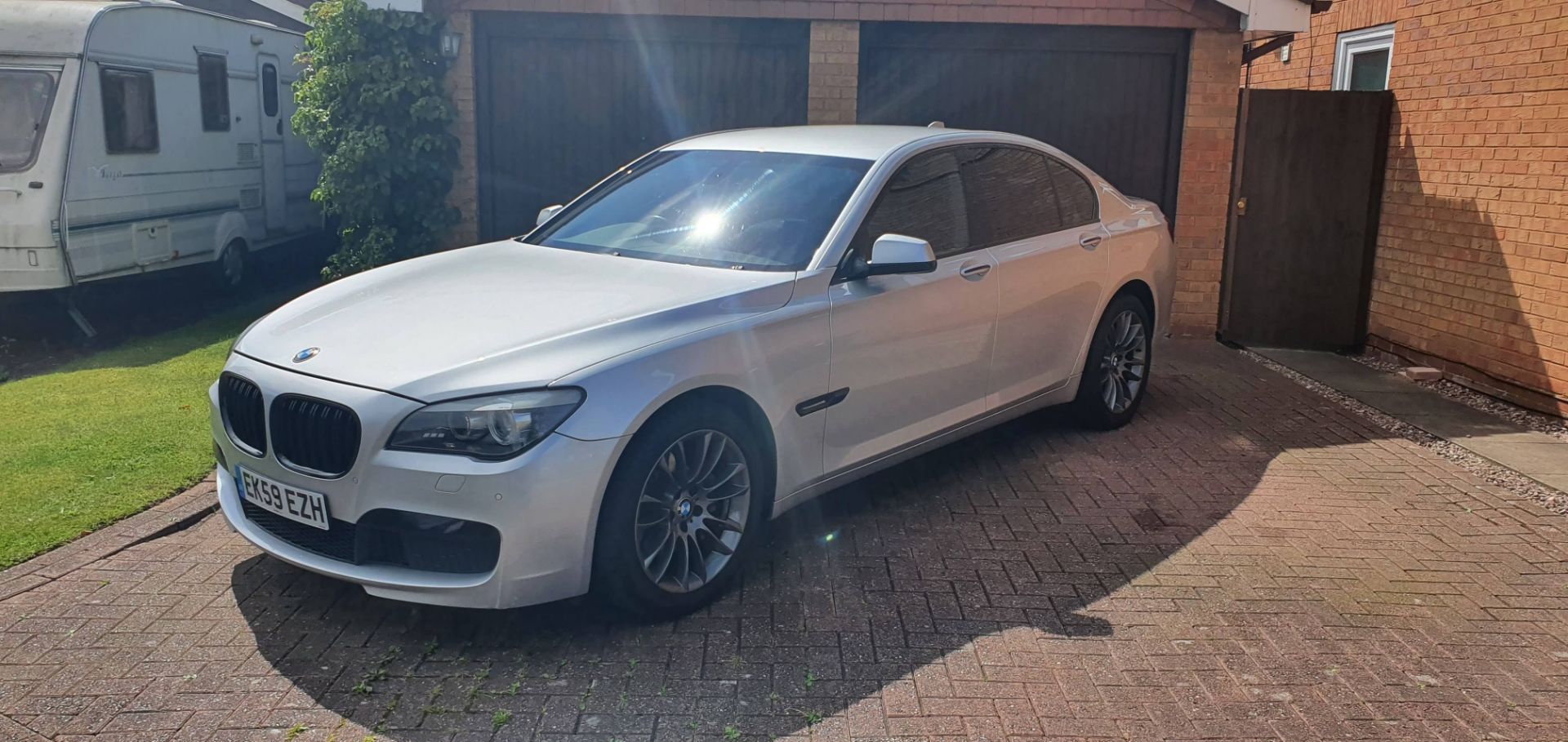 2009/59 REG BMW 730D M SPORT AUTOMATIC 3.0 DIESEL 6 SPEED SILVER 4 DOOR SALOON *NO VAT* - Image 4 of 28