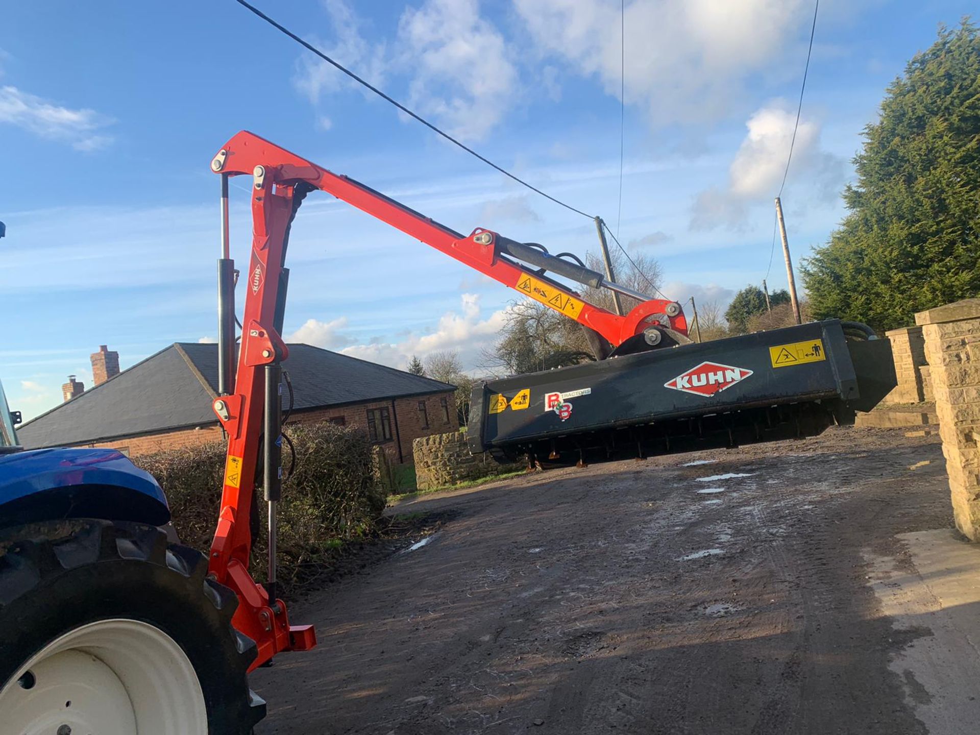 KUHN AGRI-LONGER 4834 ML HEDGECUTTER, YEAR 2017, UNLADEN WEIGHT 875 KG, WORKS & CUTS *PLUS VAT* - Image 11 of 17