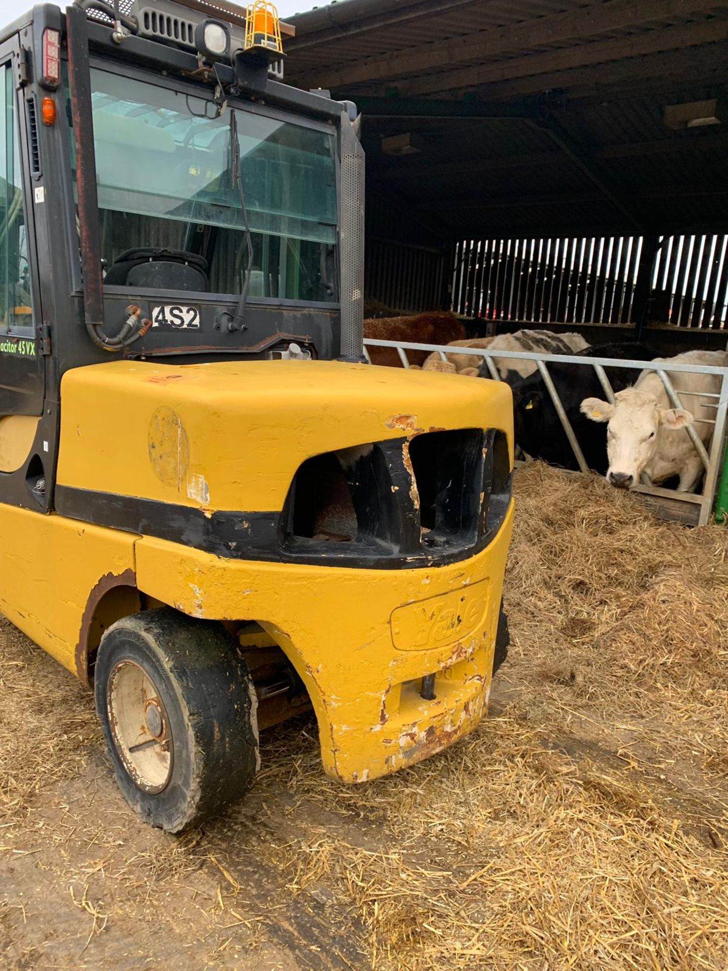 2006 YALE FORKLIFT 45 VX 4.5 TONNE DIESEL FORKLIFT 3400MM LIFT HEIGHT *PLUS VAT* - Image 5 of 13