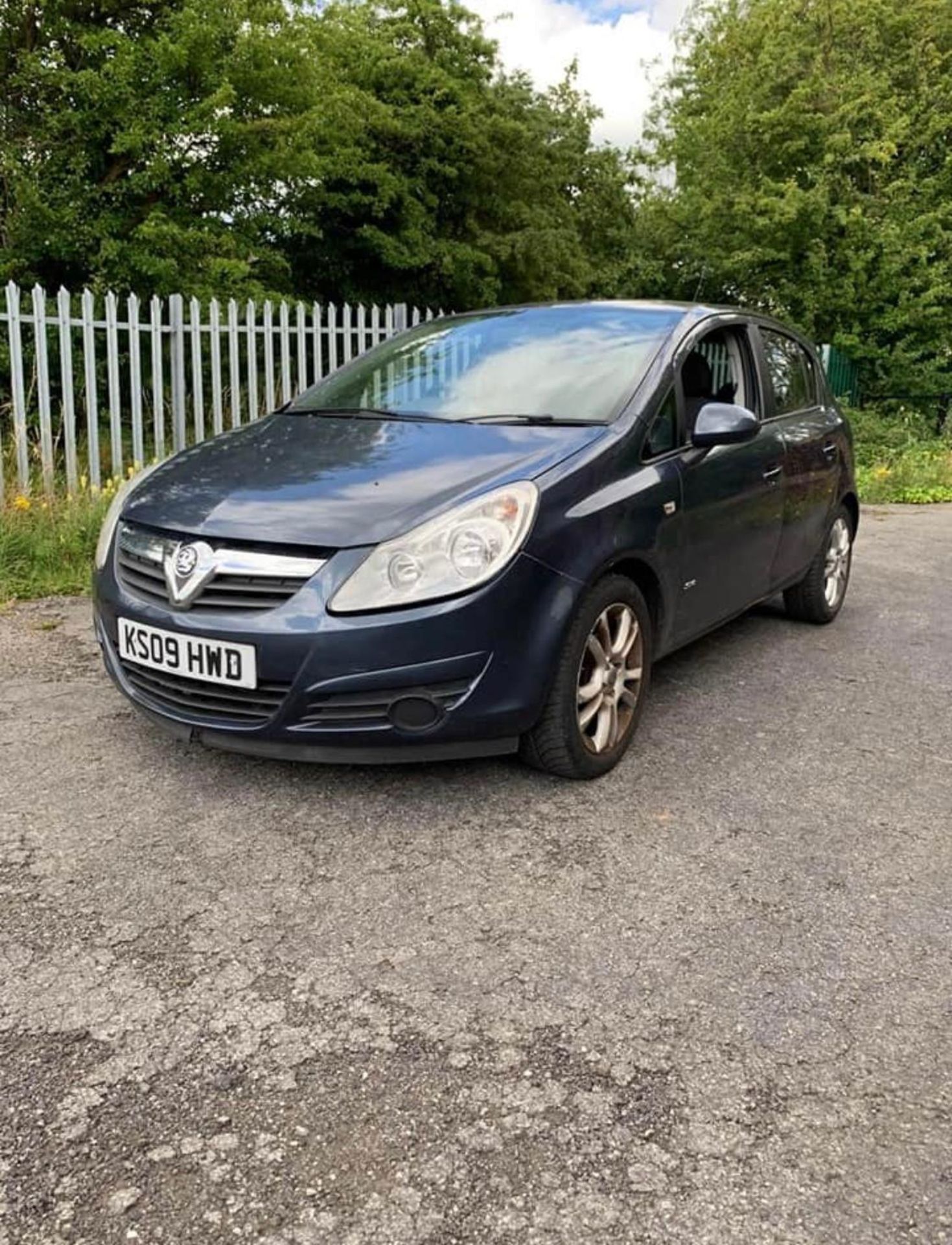 2009/09 REG VAUXHALL CORSA SXI CDTI AIR CONDITIONING BLUE 1.25 DIESEL 5 DOOR HATCHBACK *NO VAT* - Image 2 of 7