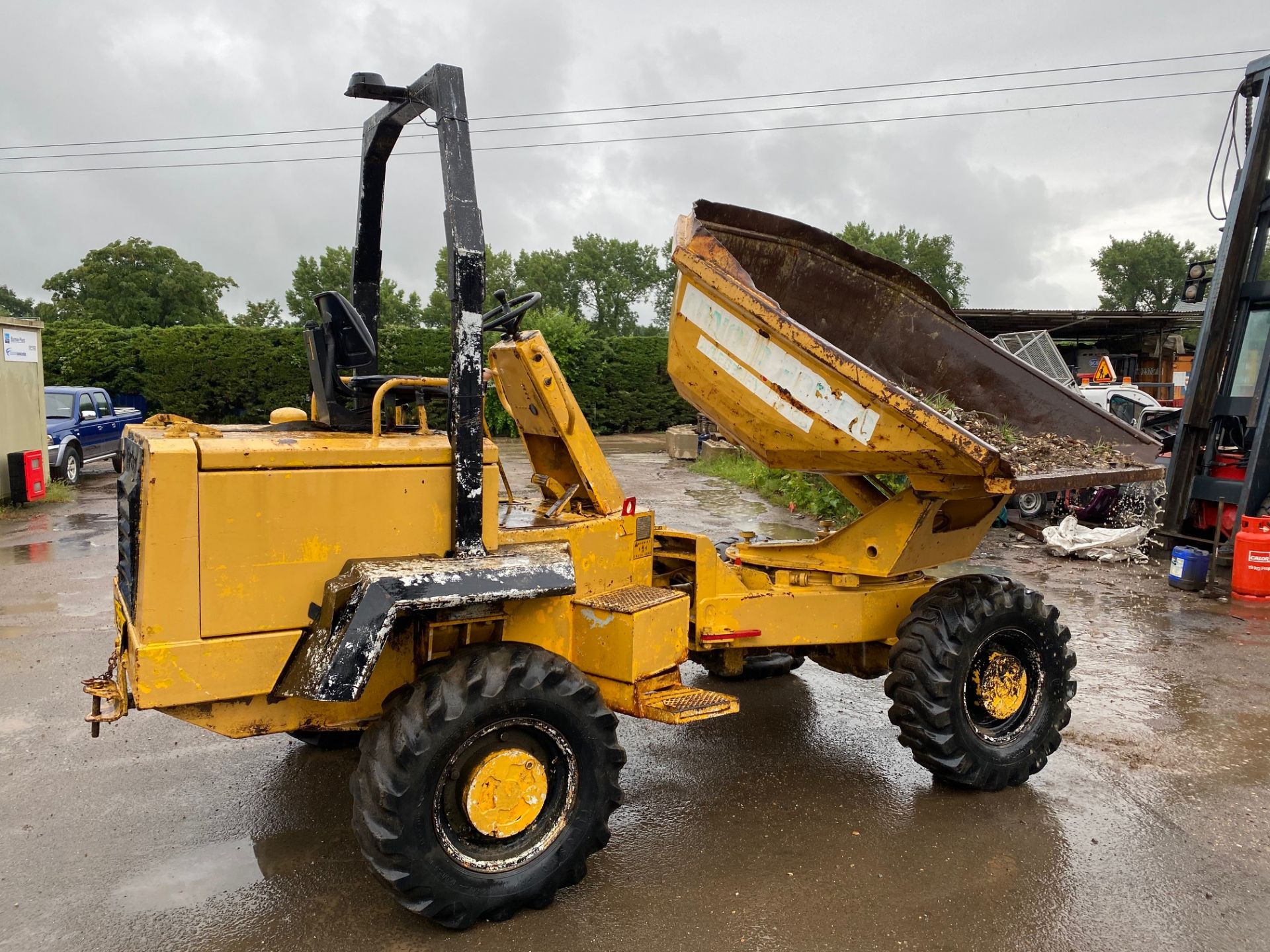 1996 ROAD REGISTERED BARFORD SX5000 SWIVEL SKIP DUMPER, GOOD WORKING ORDER *PLUS VAT* - Image 4 of 4