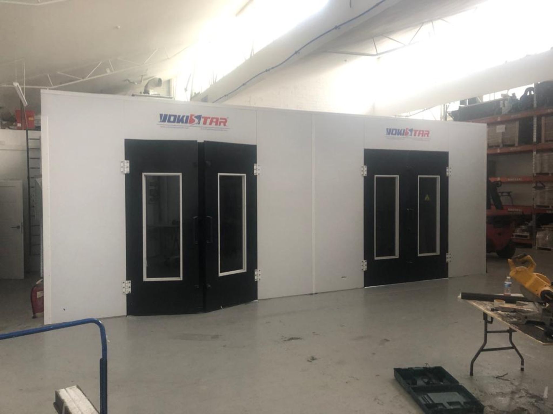 THIS IS A BRAND NEW SPRAY BOOTH WITH A DRYING ROOM USING INFARED HEATING *PLUS VAT* - Image 2 of 19