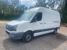 2011/61 REG VOLKSWAGEN CRAFTER CR35 TDI 2.0 DIESEL PANEL VAN 110HP, SHOWING 2 FORMER KEEPERS *NO VAT