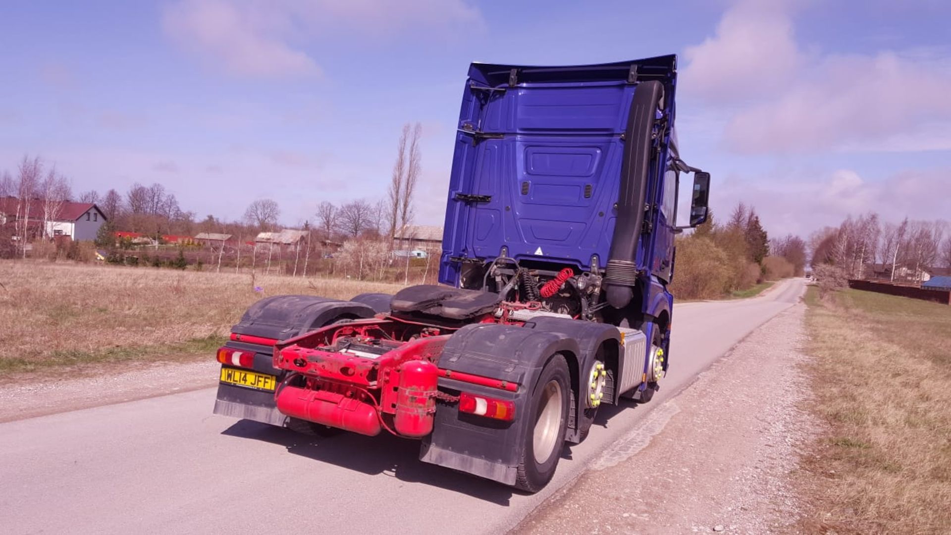 2014/14 REG MERCEDES ACTROS 2545LS BLUE LHD TRACTOR UNIT, SHOWING 3 FORMER KEEPERS *NO VAT* - Image 3 of 7