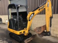 JCB 8014 CTS TRACKED MINI DIGGER / EXCAVATOR, YEAR 2013, 1383 HOURS, C/W 2 X BUCKETS *PLUS VAT*