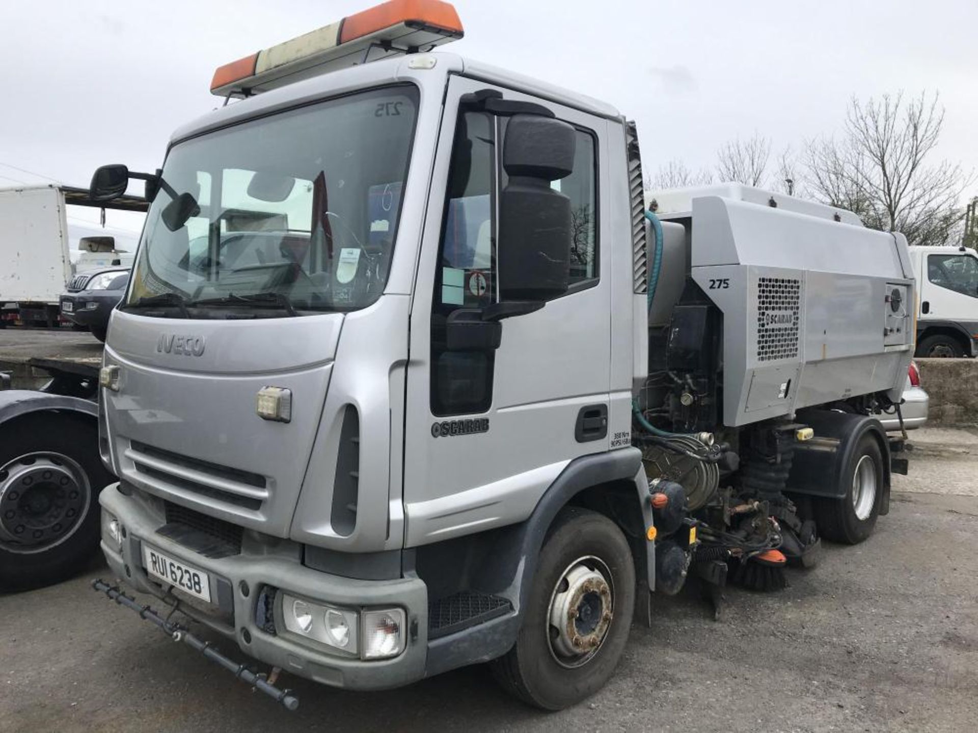 2008 IVECO EUROCARGO ML75E16K DAY SCARAB STREET CLEANSING SWEEPER LEFT HAND DRIVE, MANUAL GEARBOX