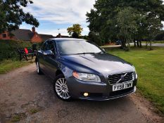 2008/58 REG VOLVO S80 SE TURBO DIESEL 2.0 GREY 4 DOOR SALOON, SHOWING 4 FORMER KEEPERS *NO VAT*