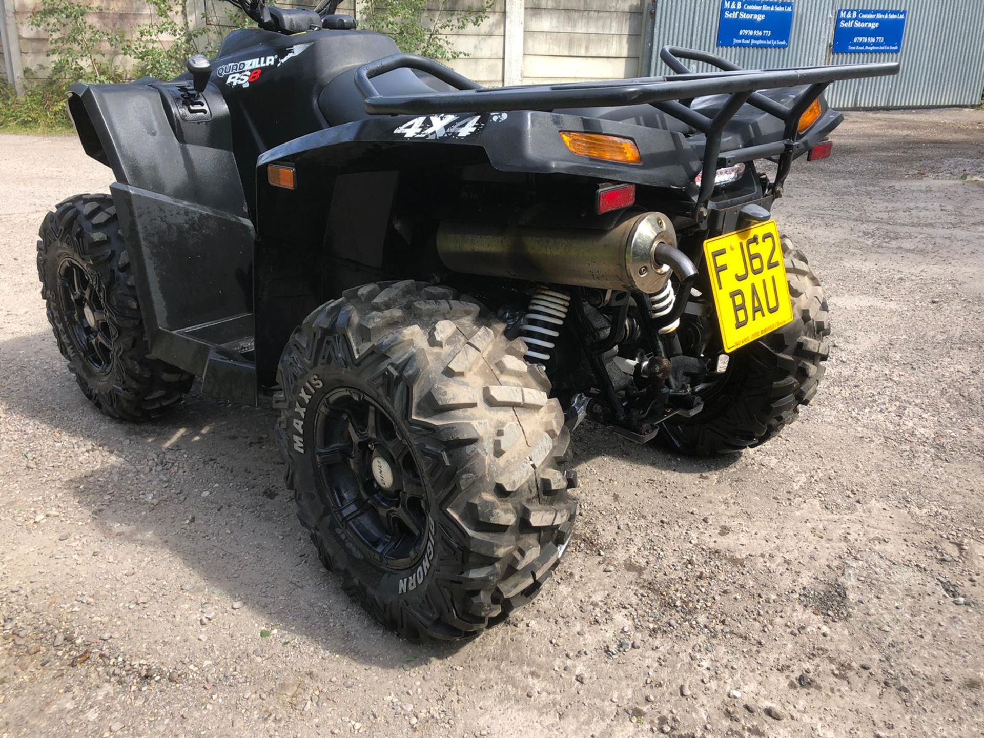 GREAT CONDITION QUADZILLA RS8 750CC BLACK QUADBIKE - ROAD REGISTERED, YEAR 2012, FRONT WINCH - Image 3 of 12