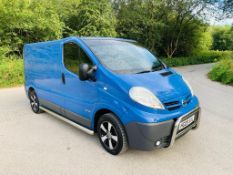 2009/09 REG NISSAN PRIMASTAR DCI 115 SE SWB 2.0 DIESEL BLUE PANEL VAN, SHOWING 1 FORMER KEEPER