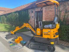 MINI EXCAVATOR RHINOCEROS XN08 BRAND NEW, YEAR 2020, LATEST MODEL SERIES 3 EURO 5 ENGINE, 3X BUCKETS