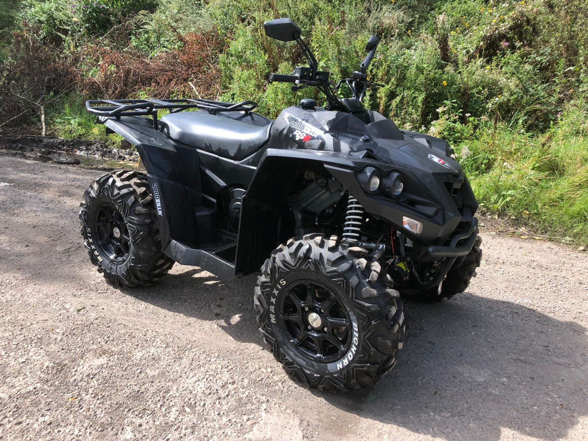 GREAT CONDITION QUADZILLA RS8 750CC BLACK QUADBIKE - ROAD REGISTERED, YEAR 2012, FRONT WINCH