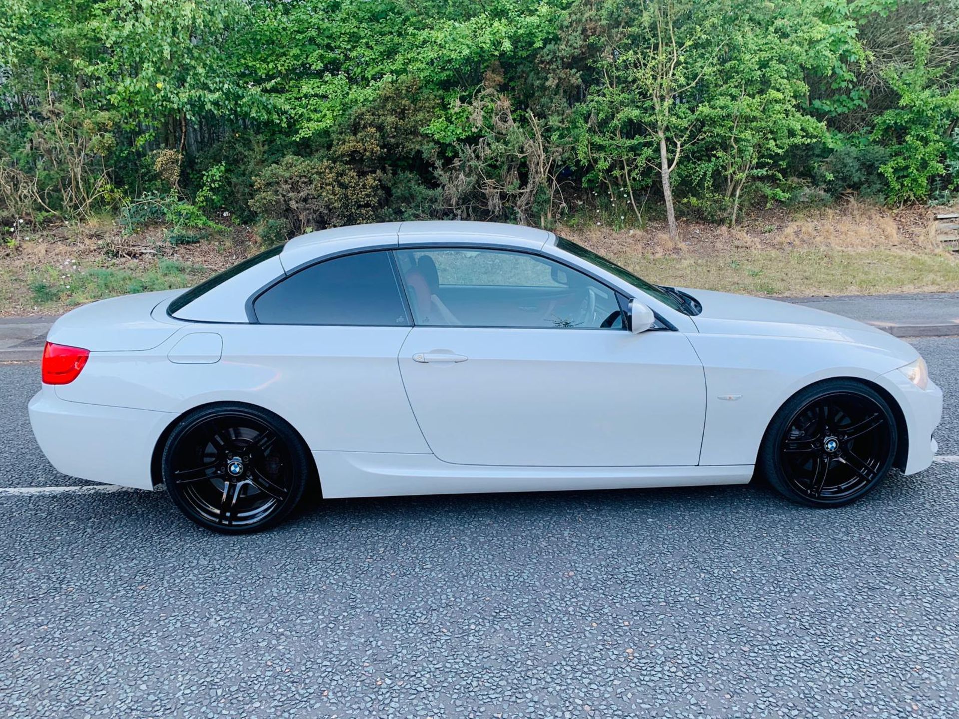 2010/10 REG BMW 330D M SPORT 3.0 DIESEL AUTOMATIC WHITE CONVERTIBLE *NO VAT* - Image 8 of 21