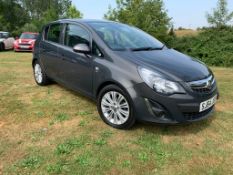 2014/64 REG VAUXHALL CORSA SE 1.2 PETROL GREY 5 DOOR HATCHBACK, SHOWING 2 FORMER KEEPERS *NO VAT*