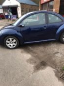 2007/57 REG VOLKSWAGEN BEETLE LUNA 102PS 1.6 PETROL 3DR HATCHBACK, SHOWING 2 FORMER KEEPERS *NO VAT*